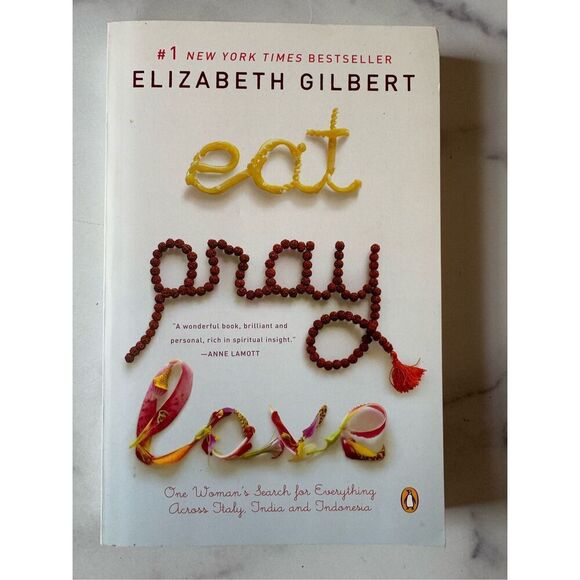 Eat Pray Love book women’s travel the world rediscovery fiction adventure India - Picture 1 of 5